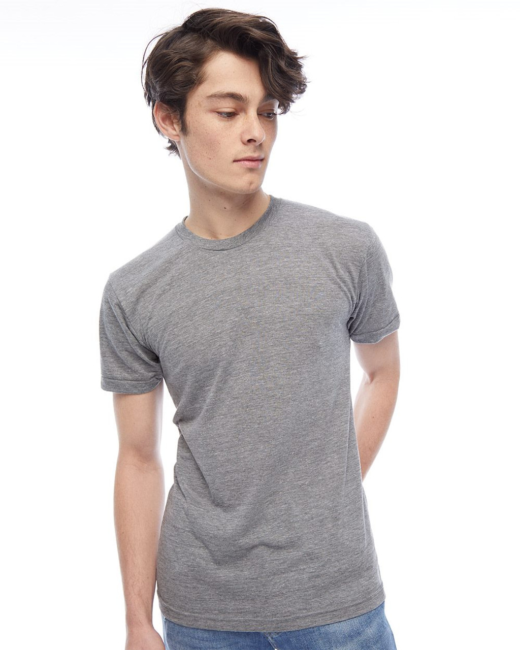 American Apparel Unisex Tri-Blend Track T-shirt | T-shirt.ca