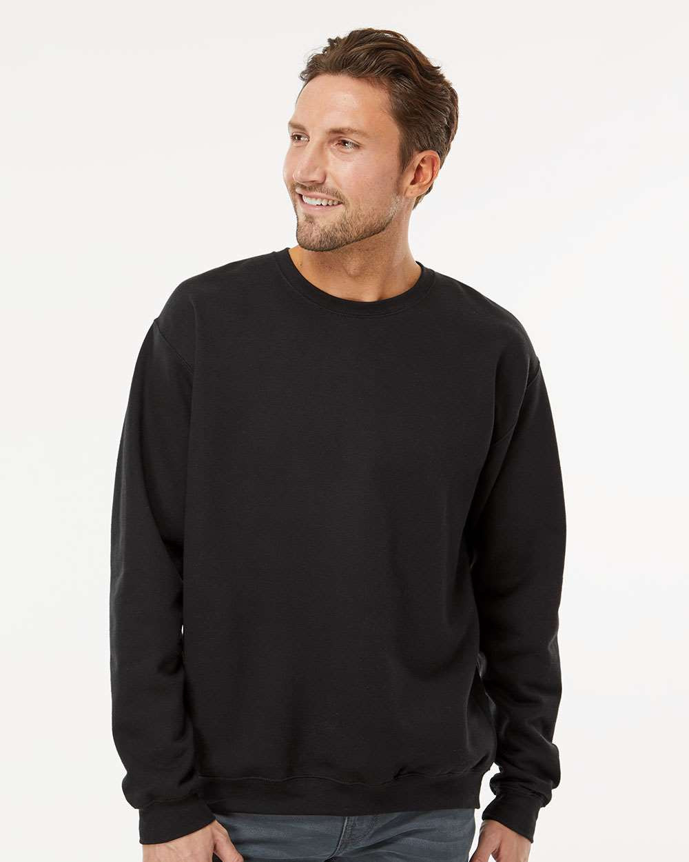 M\u0026O 3340 Adult Unisex Crewneck Fleece 
