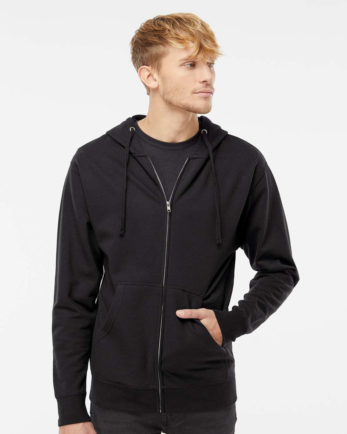 Independent SS4500Z Midweight Zip Hooded Sweatshirt 