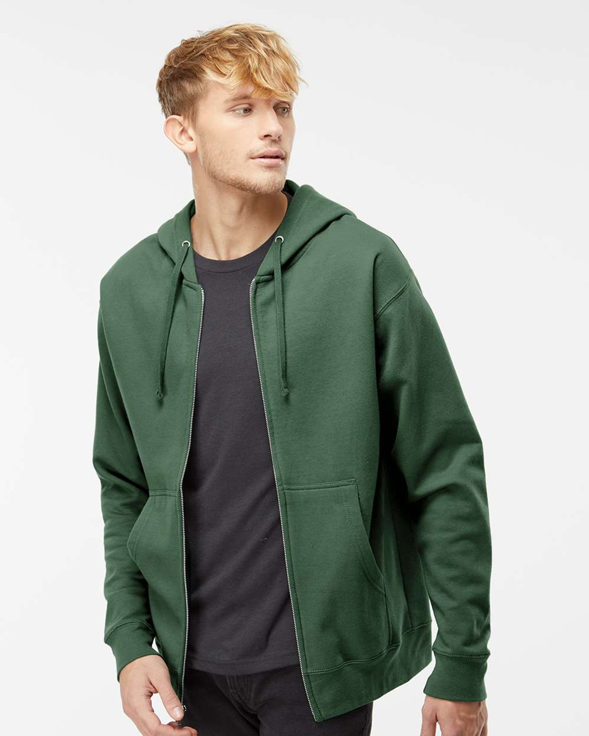 Independent SS4500Z Midweight Zip Hooded Sweatshirt