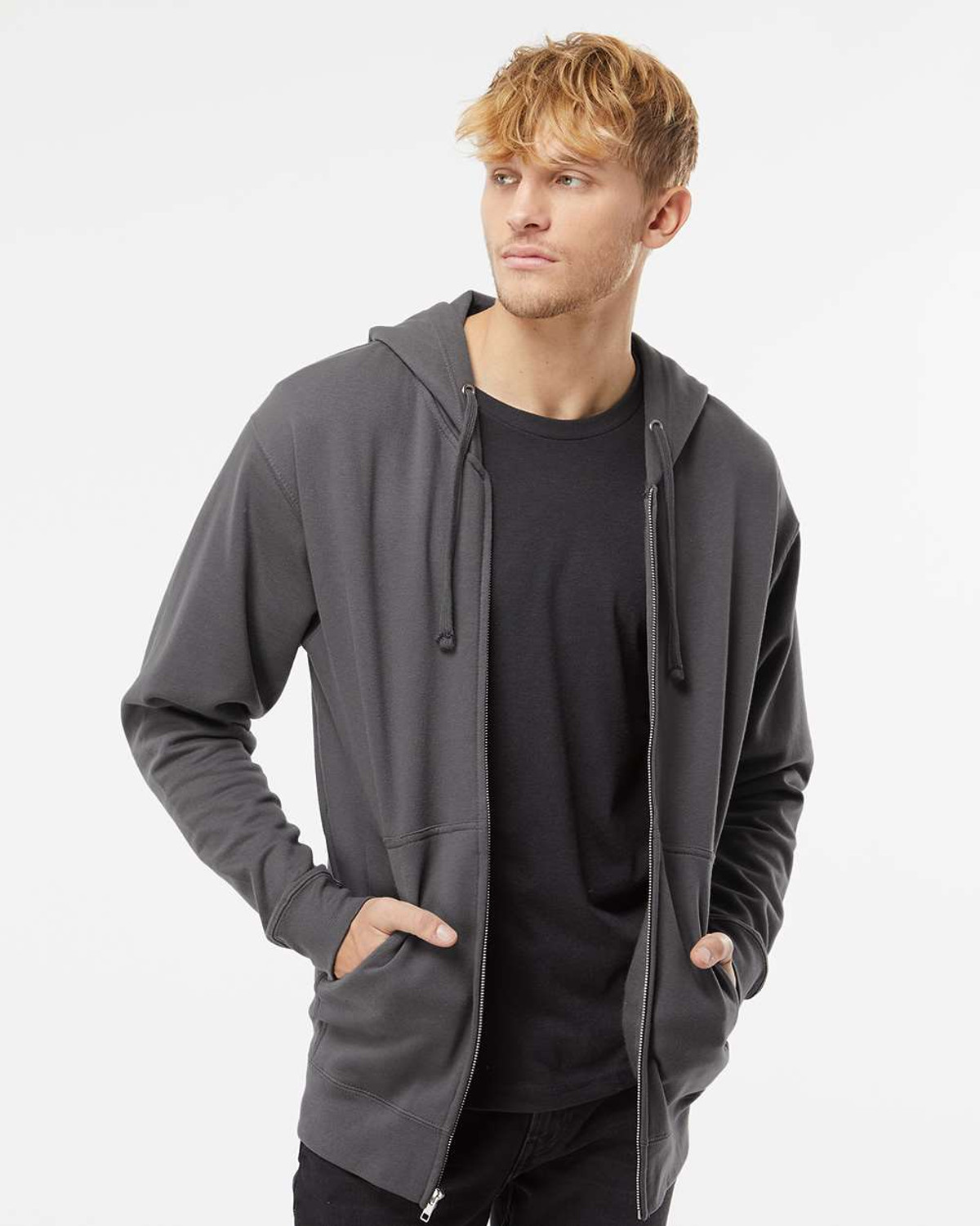 Independent SS4500Z Midweight Zip Hooded Sweatshirt