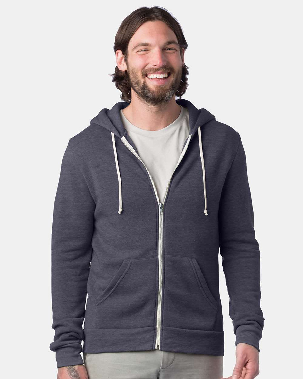 Alternative 9590 Rocky Eco-Fleece Full-Zip Hooded Sweatshirt 