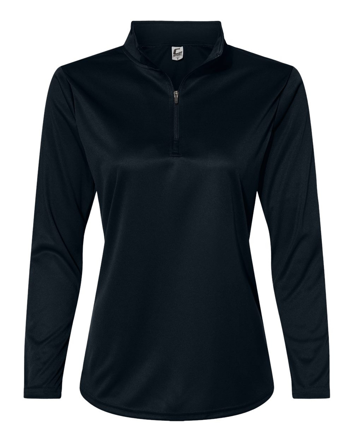  Women's Long Sleeve Athletic Shirts Quarter Zip