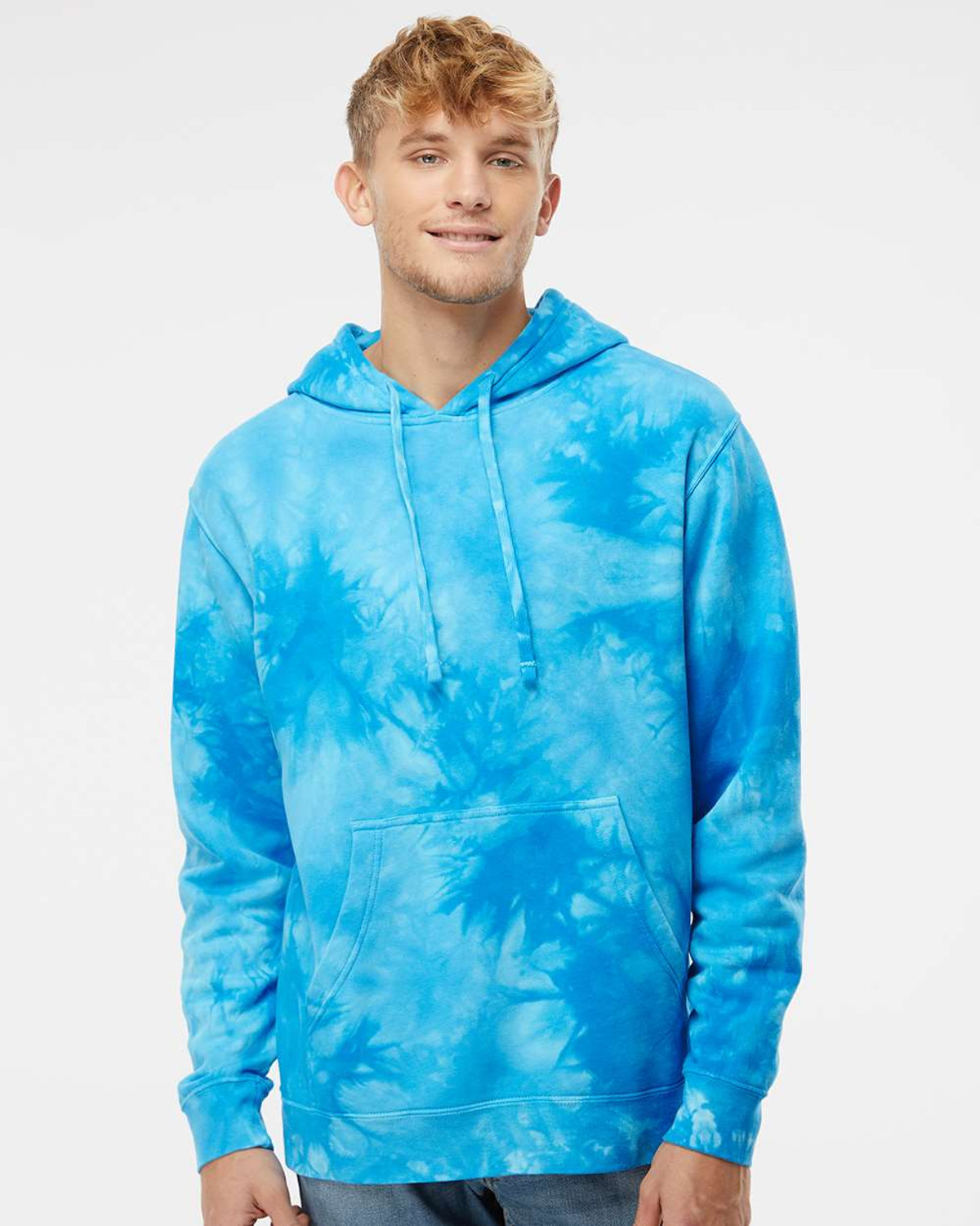 Independent Trading Co. PRM4500TD Midweight Tie-Dyed Hooded Sweatshirt