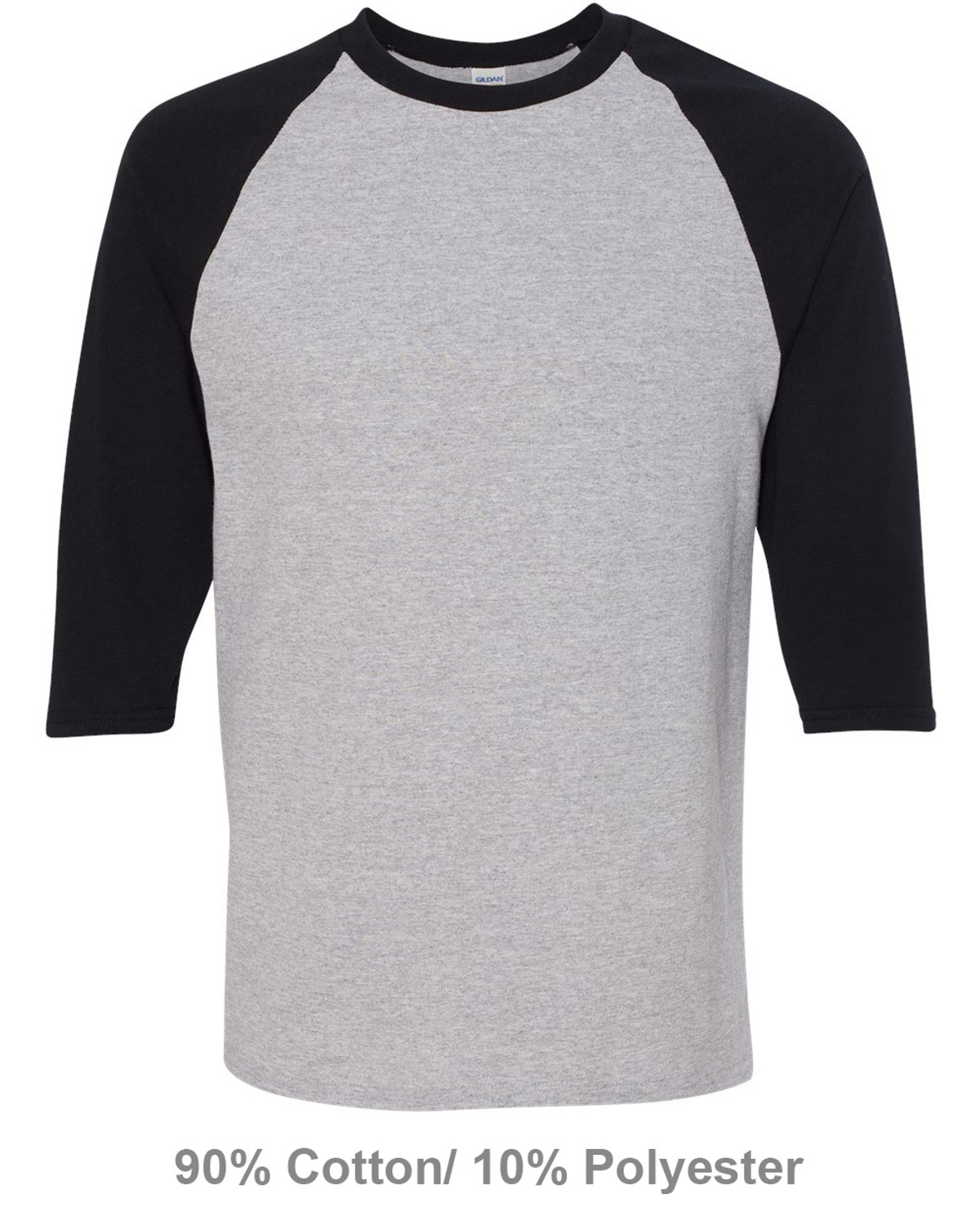 Gildan Heavy Cotton™ Raglan Three-Quarter Sleeve T-Shirt 5700(G570) -  Northernblanks Inc.