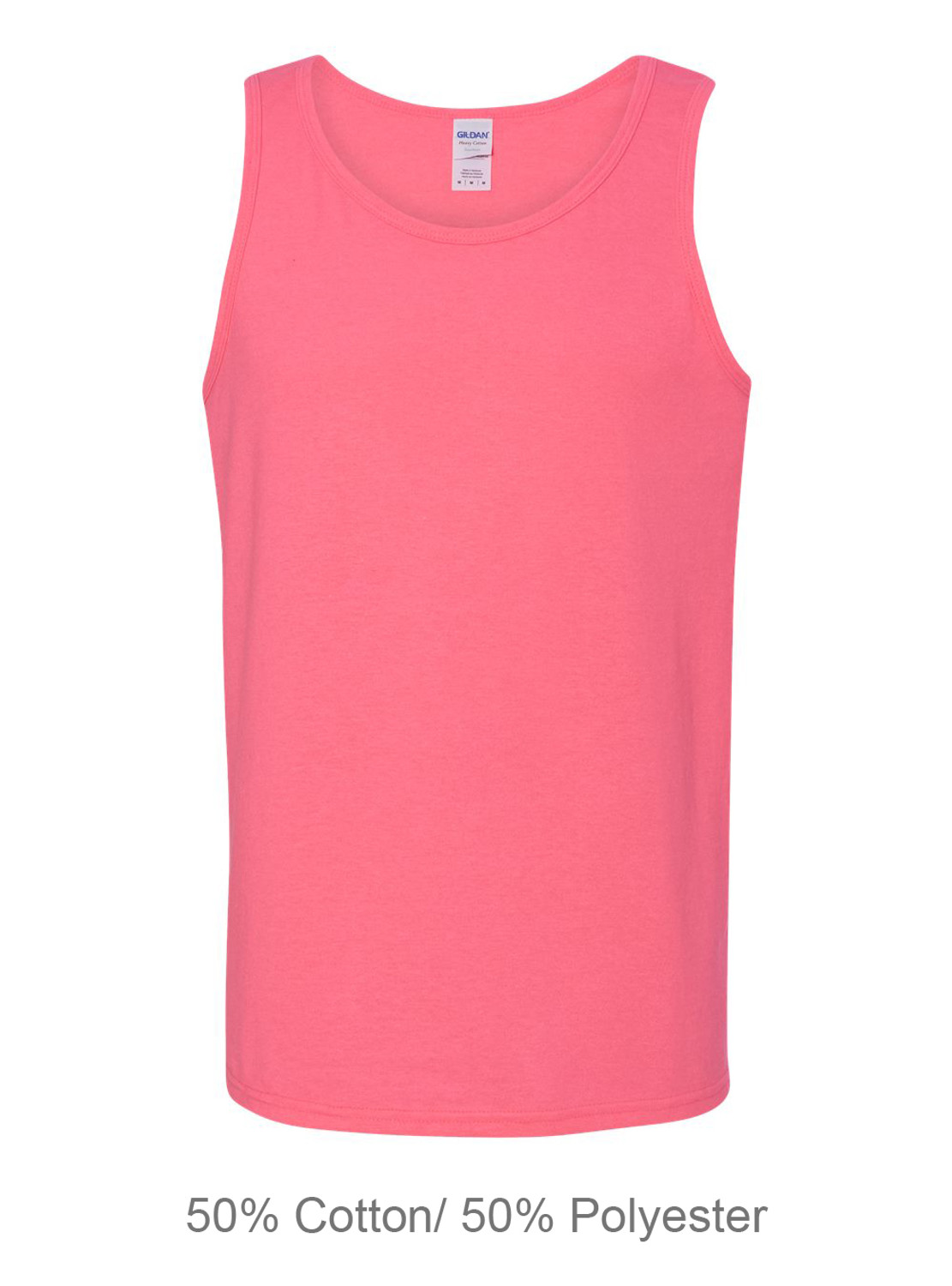 COTTON JERSEY TANK  LIGHT HEATHER GREY