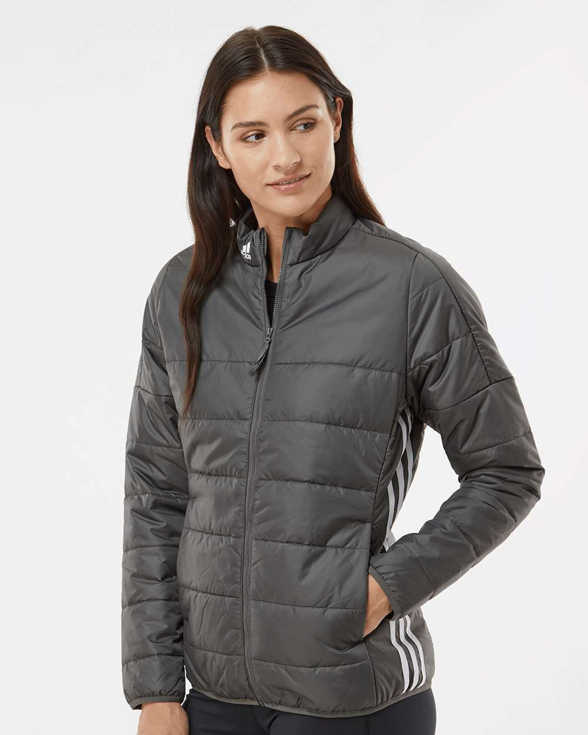 Adidas ladies puffer on sale jacket