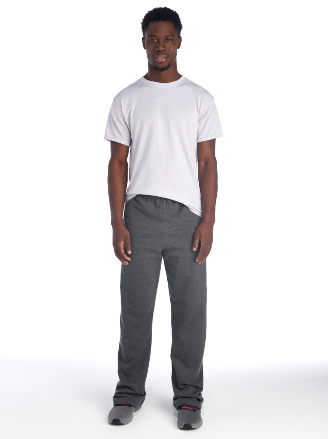 JERZEES 974MPR NuBlend® Open Bottom Sweatpants with Pockets