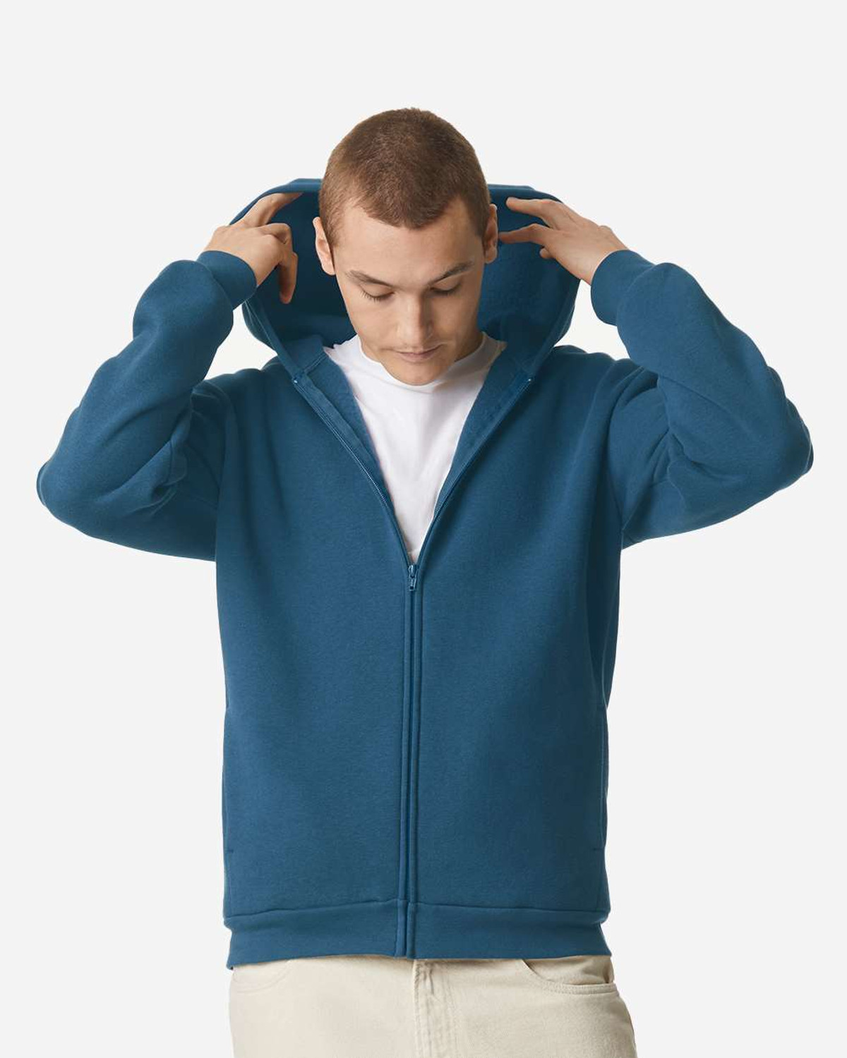 American Apparel RF497 ReFlex Fleece Full-Zip Hoodie