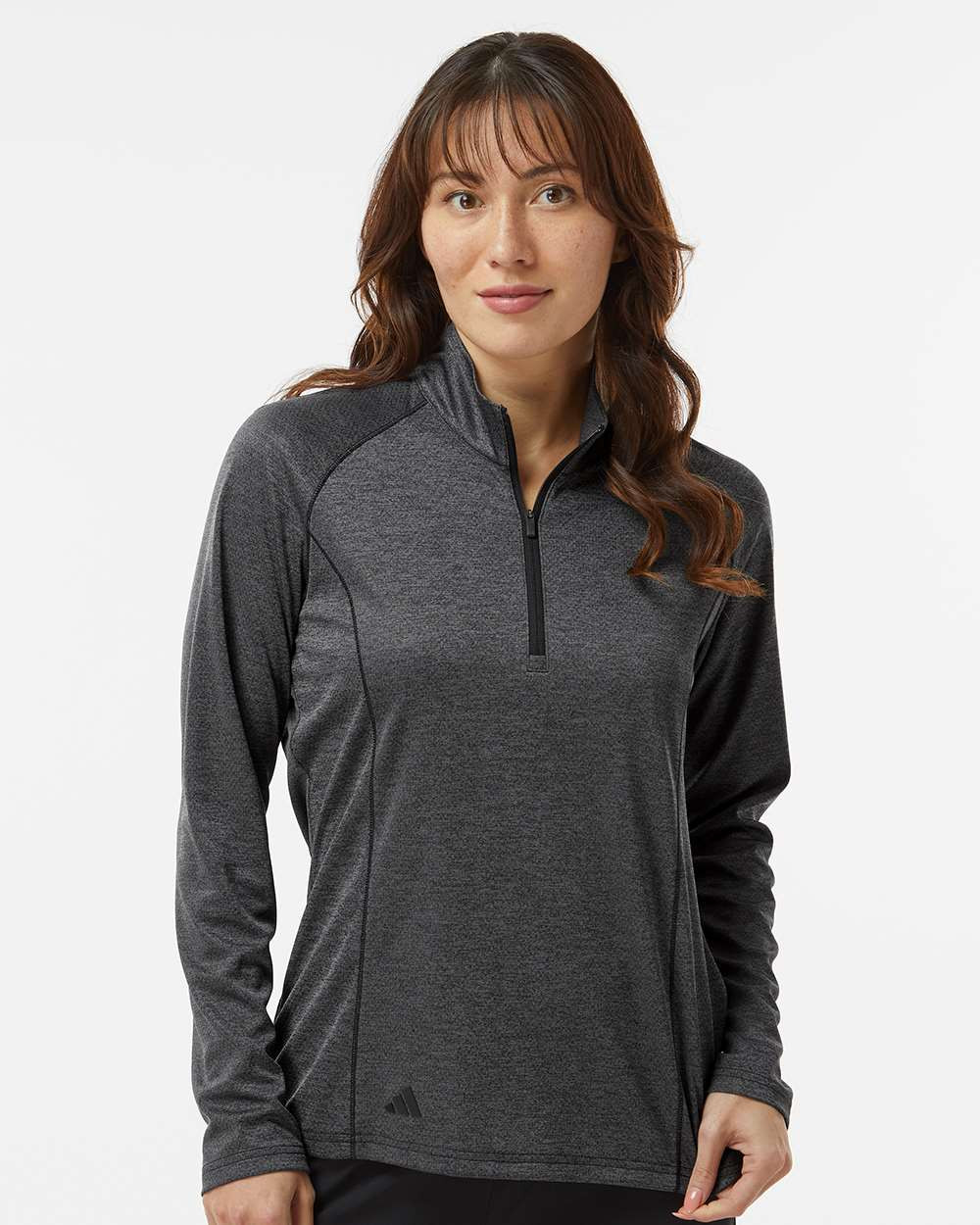 5944 Adidas A594 Women's Space Dyed Quarter-Zip Pullover - T-shirt.ca