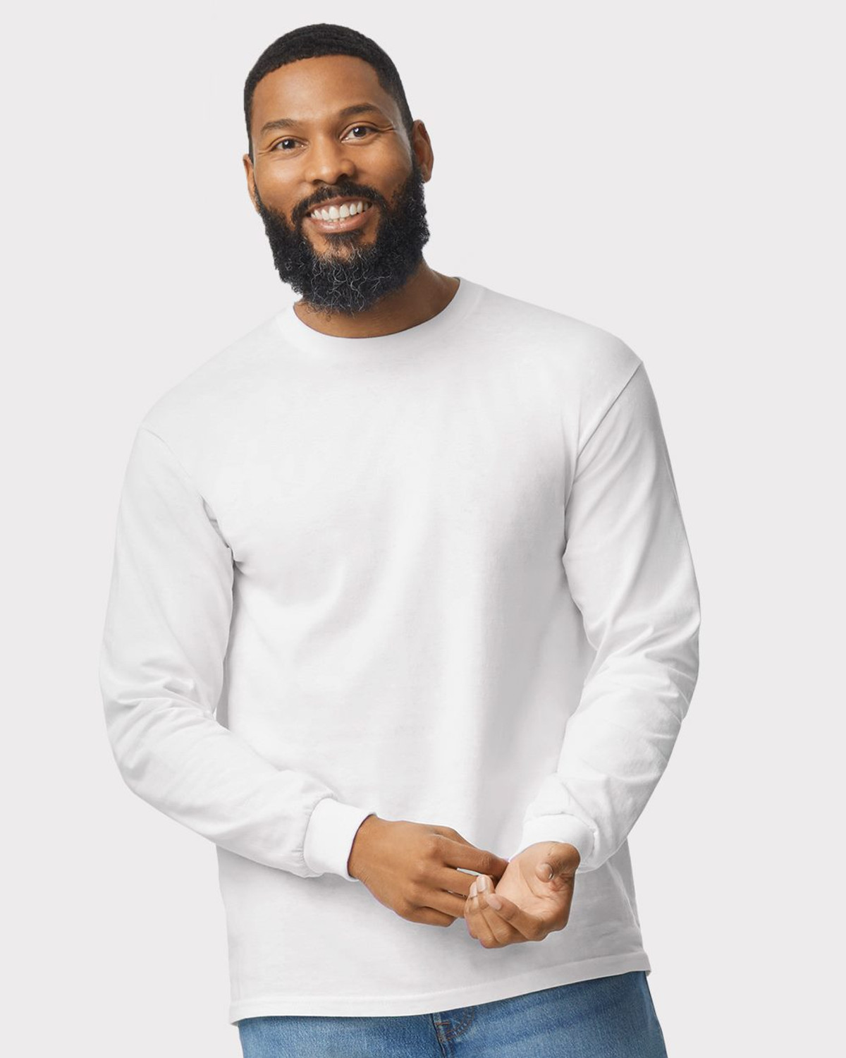 Gildan Ultra Cotton® Long Sleeve T-Shirt 2400 - Northernblanks Inc.