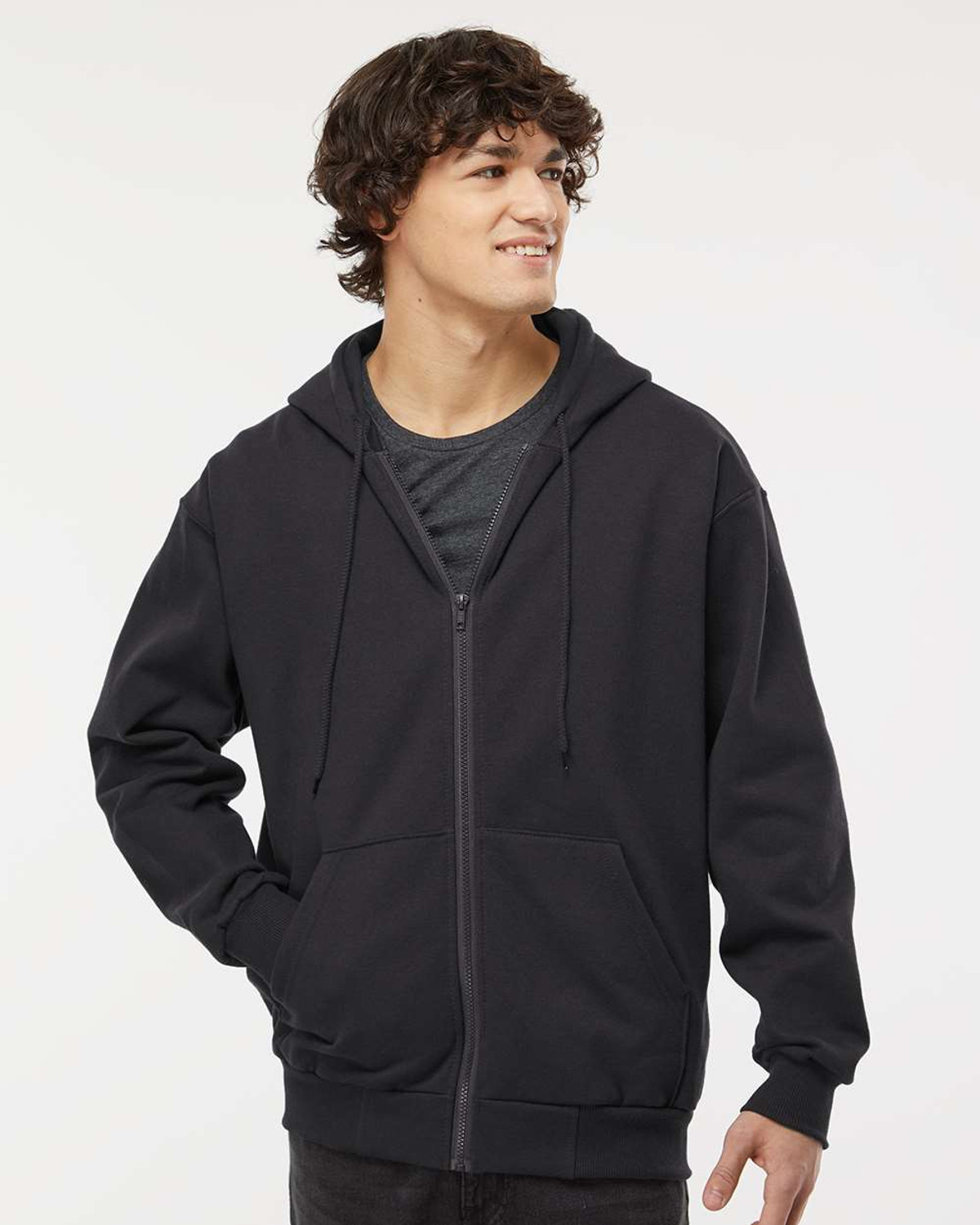 King Athletics KF9017 Full Zip Hooded Sweatshirt