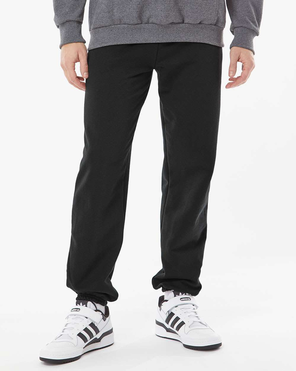 King Fashion Pocketed Sweatpants With Elastic Cuffs