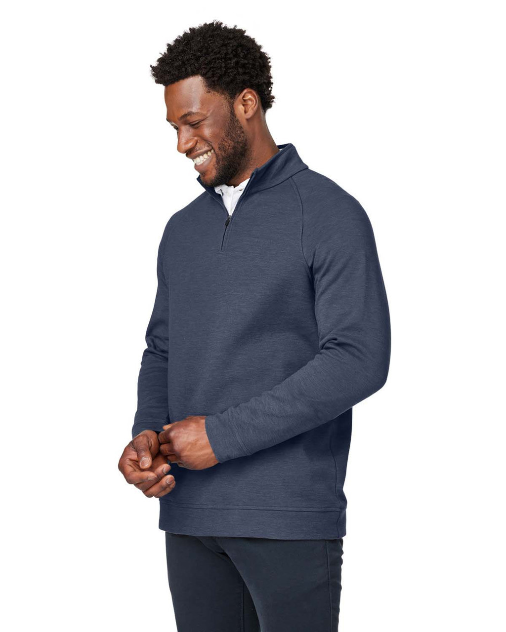 Devon & Jones DG481 Men's New Classics Charleston Quarter-Zip - T