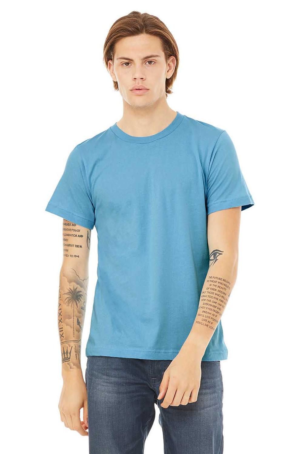 Canvas Unisex Raw Neck T-Shirt - Fire Label