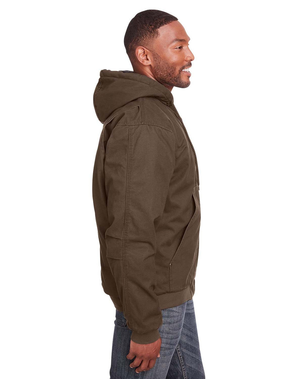 Berne HJ375 Highland Washed Cotton Duck Hooded Jacket - T-shirt.ca