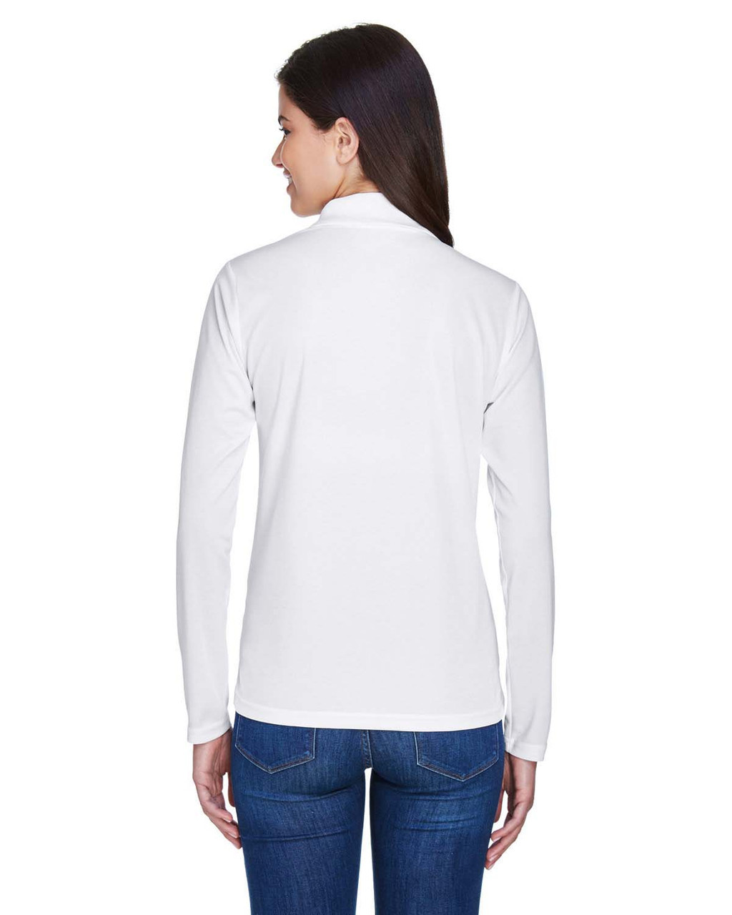 Core365 78192 Ladies' Performance Long-Sleeve Pique Polo Shirt - T