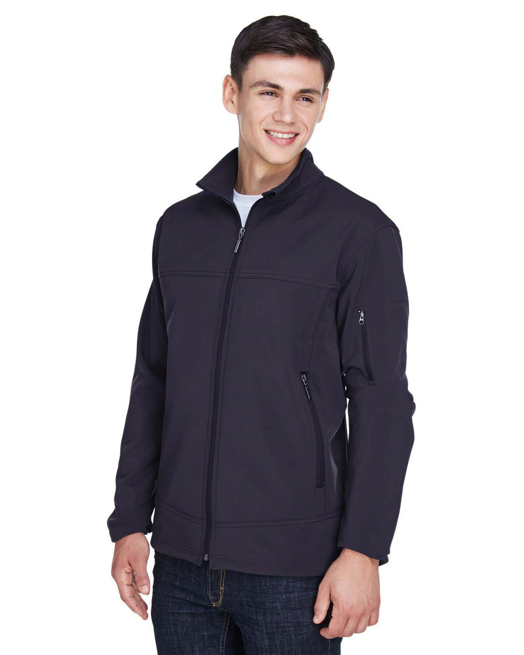 North End 88099 Men's Three-Layer Fleece Bonded Performance Soft