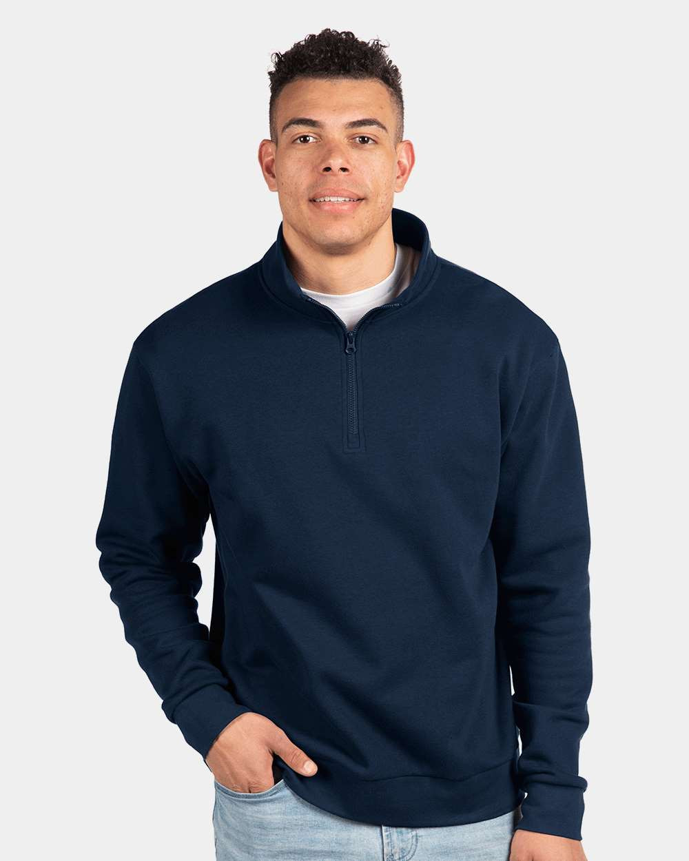 Next Level 9643 Unisex Fleece Quarter-Zip Sweater - T-shirt.ca