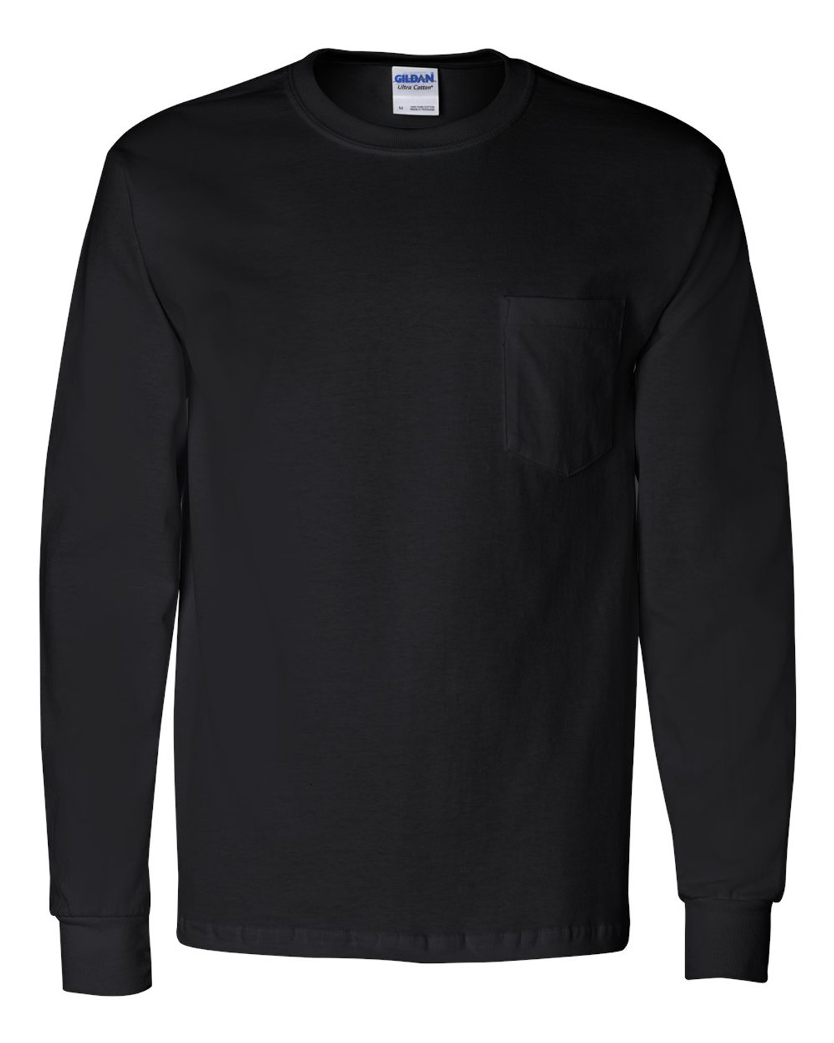 Gildan 2410 Ultra Cotton® Long Sleeve Pocket T-shirt