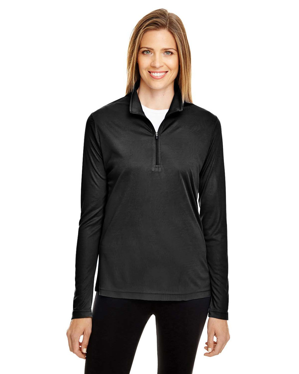 Team 365 TT31W Ladies' Zone Performance Quarter-Zip Shirt - T-shirt.ca