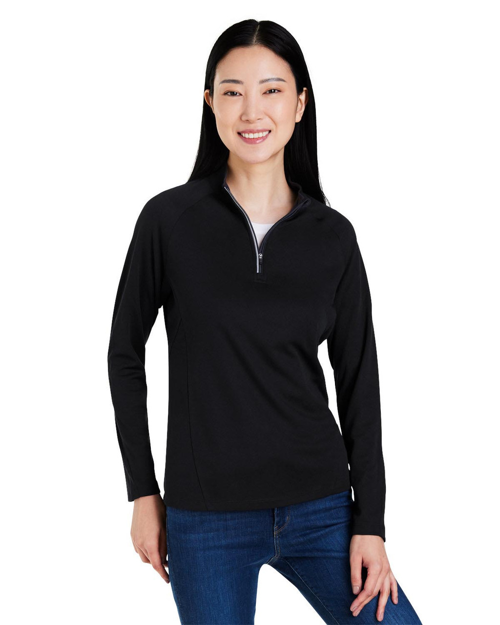 Core365 CE418W Ladies' Origin Performance Pique Quarter-Zip - T