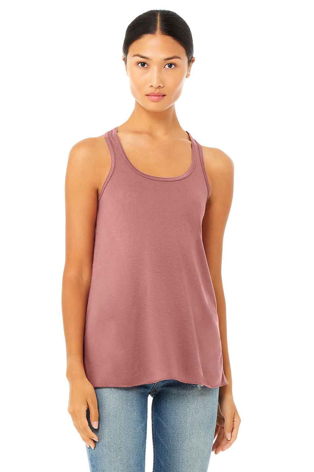 Play Something Country Women's Flowy Tank Top (Athletic Heather) - B-WEAR