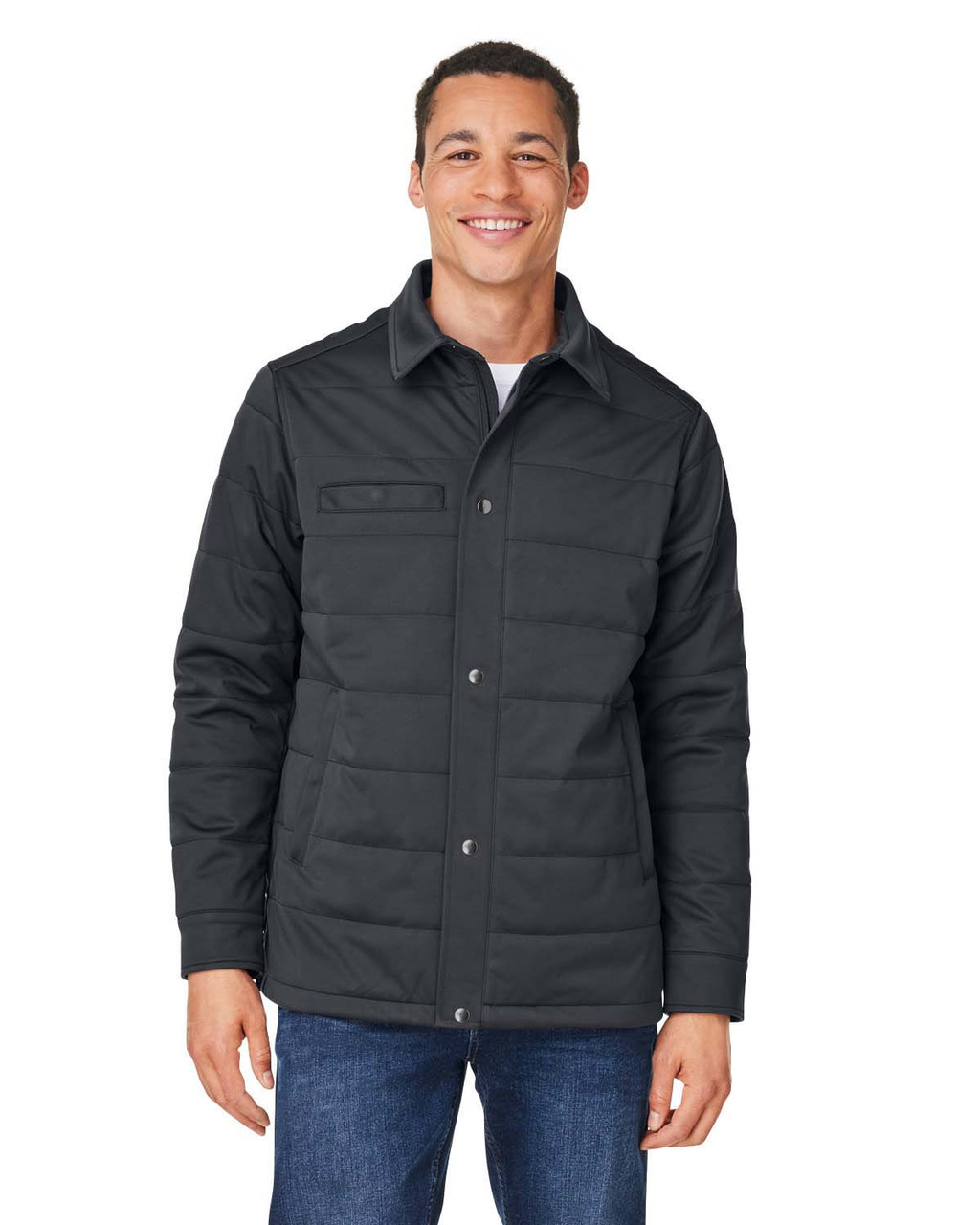 Harriton M821 Unisex Guardian Soft Shell Chore Coat - T-shirt.ca