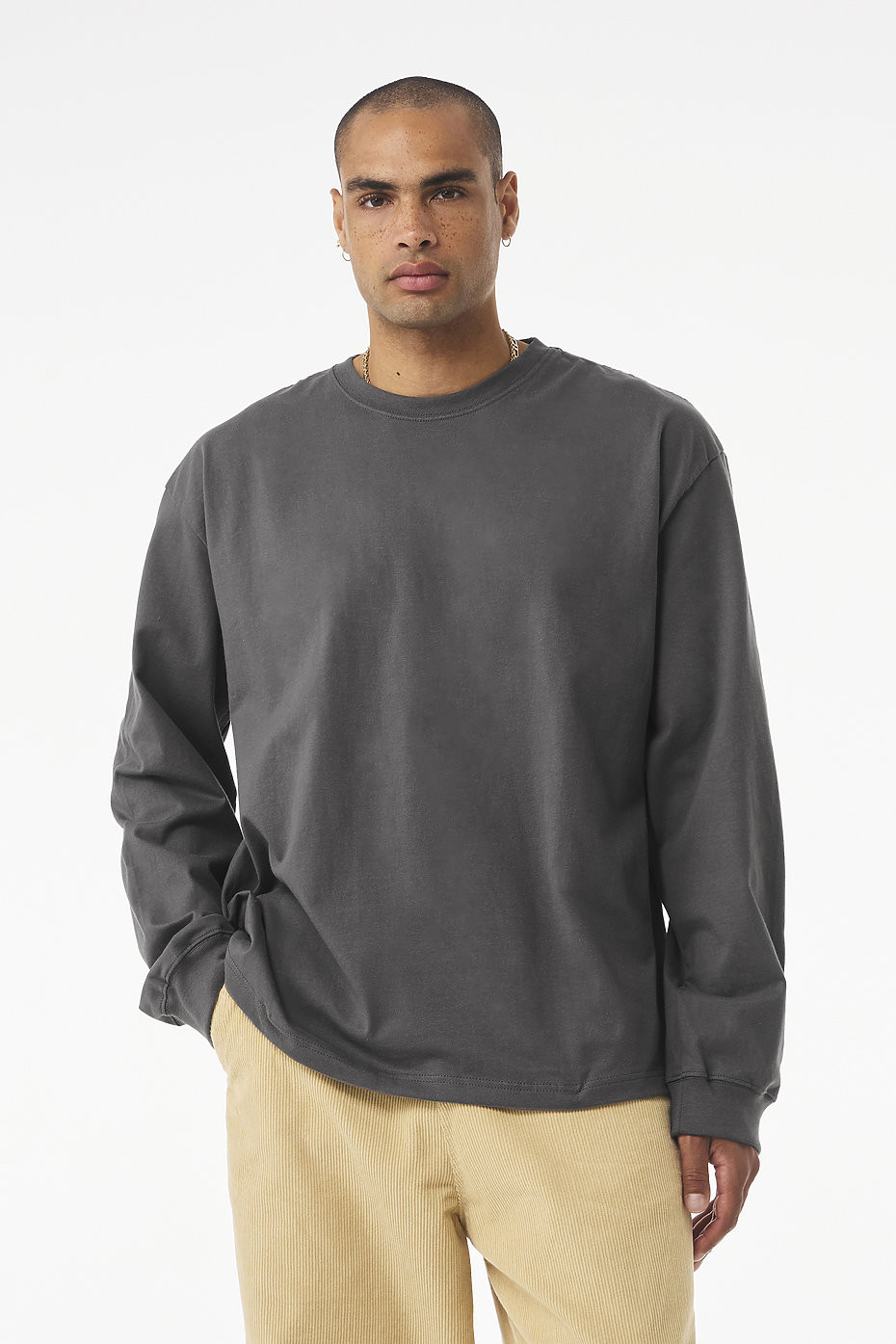 BELLA + CANVAS 4651 7.5 oz Heavyweight Long Sleeve Tee - T-shirt.ca