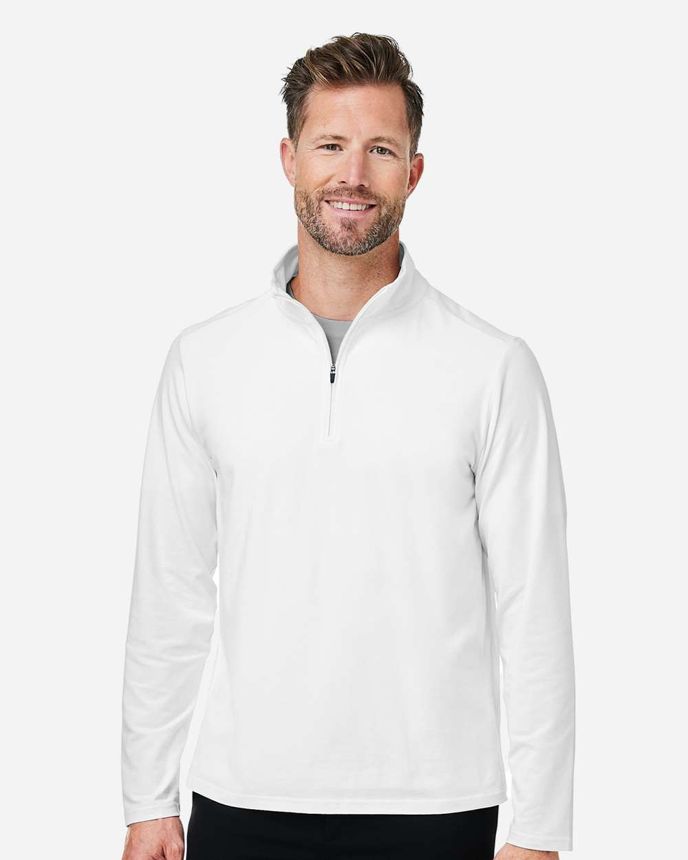 Devon & Jones DG425 Raleigh Stretch Quarter-Zip Pullover - T-shirt.ca