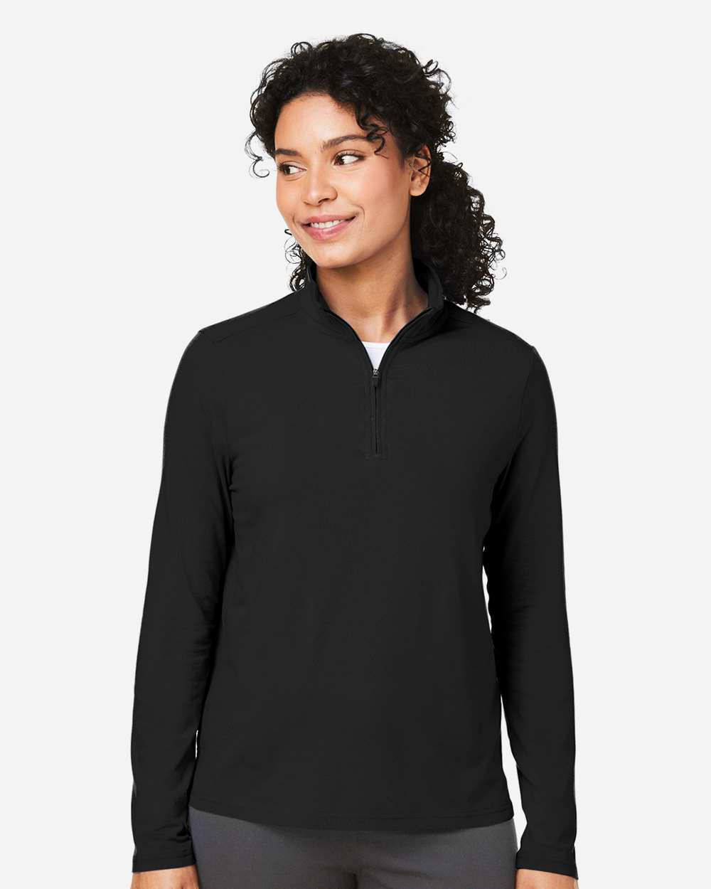 Devon & Jones DG425W Women's Raleigh Stretch Quarter-Zip Pullover