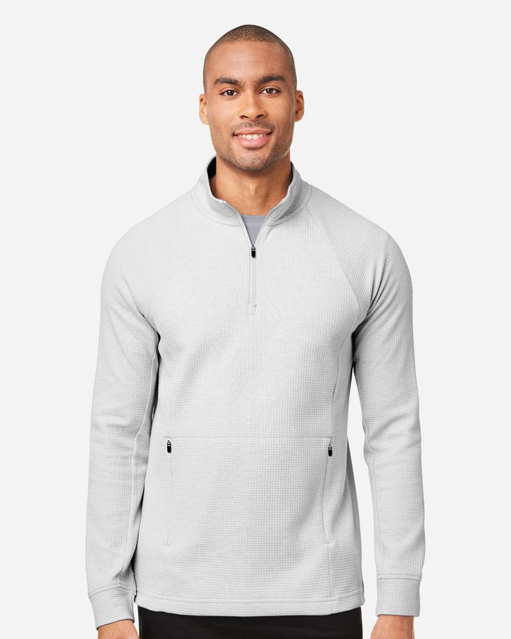 North End NE200 Rhythm Waffle Quarter-Zip Pullover - T-shirt.ca