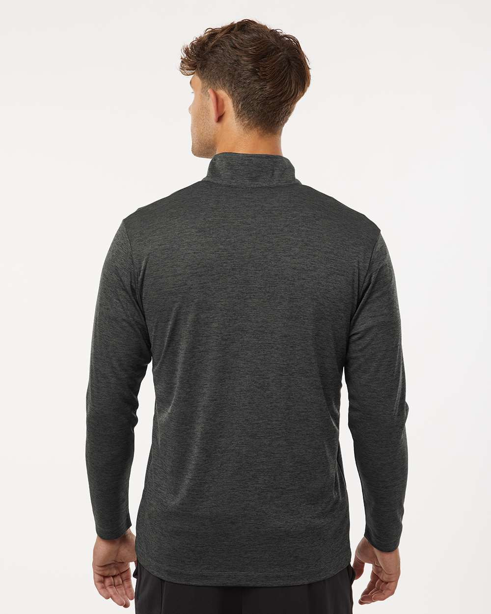 AllPro 4HM700 Performance Mélange Quarter-Zip Pullover - T-shirt.ca