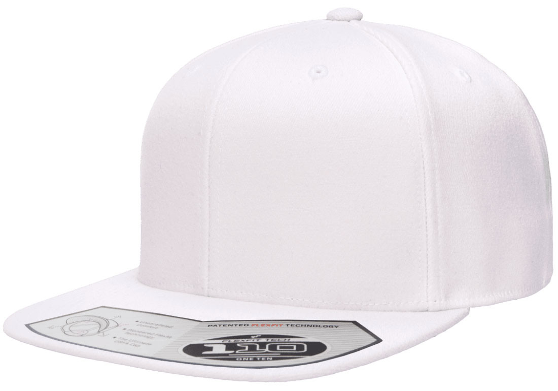 Flexfit Wool Blend Flat Bill Snapback Hat | T-Shirt.ca