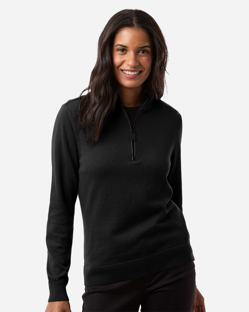 Devon & Jones DG446W Women's New Classics Quarter-Zip Sweater - T