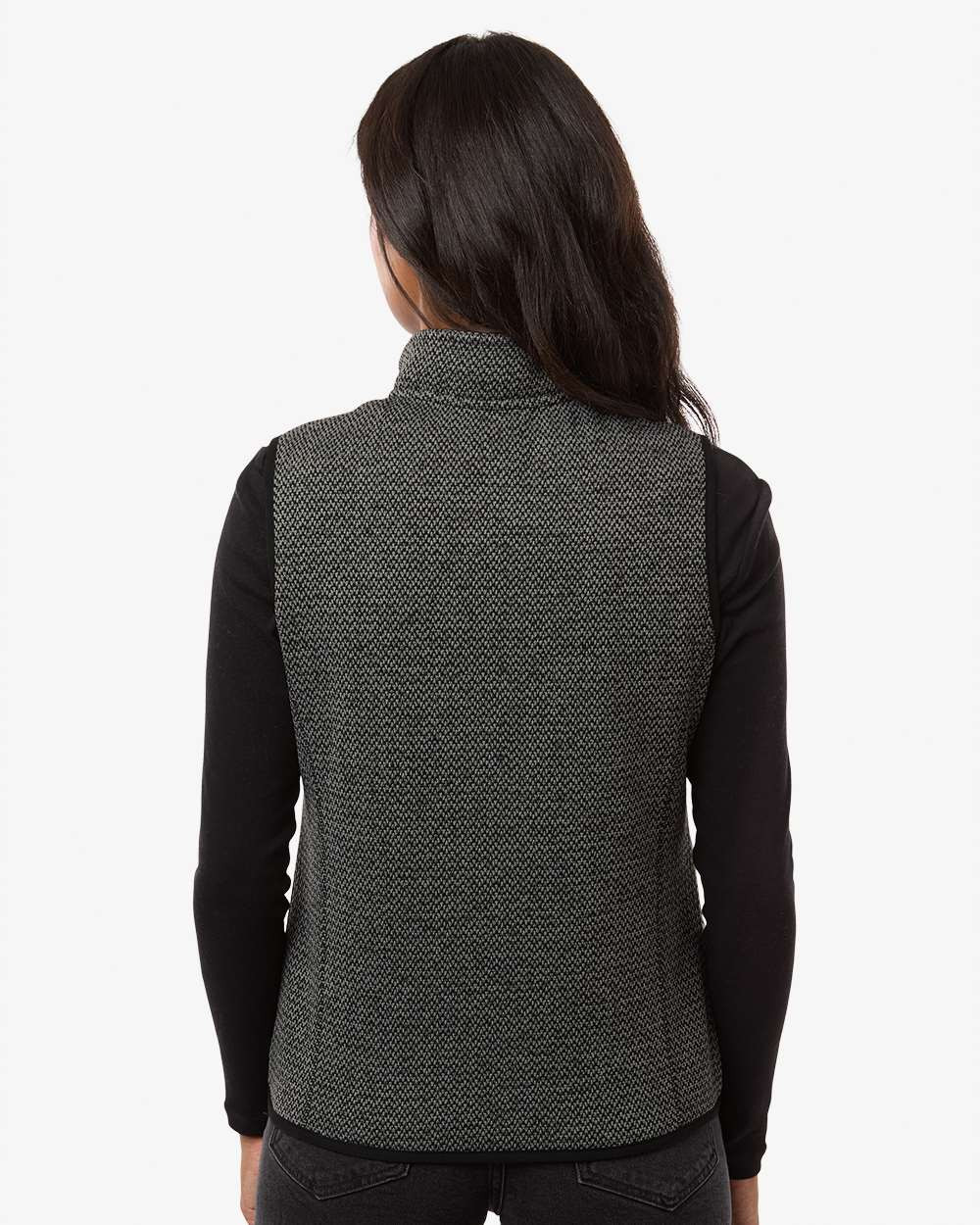 North End NE731W Women's Jasper Jacquard Fleece Vest - T-shirt.ca