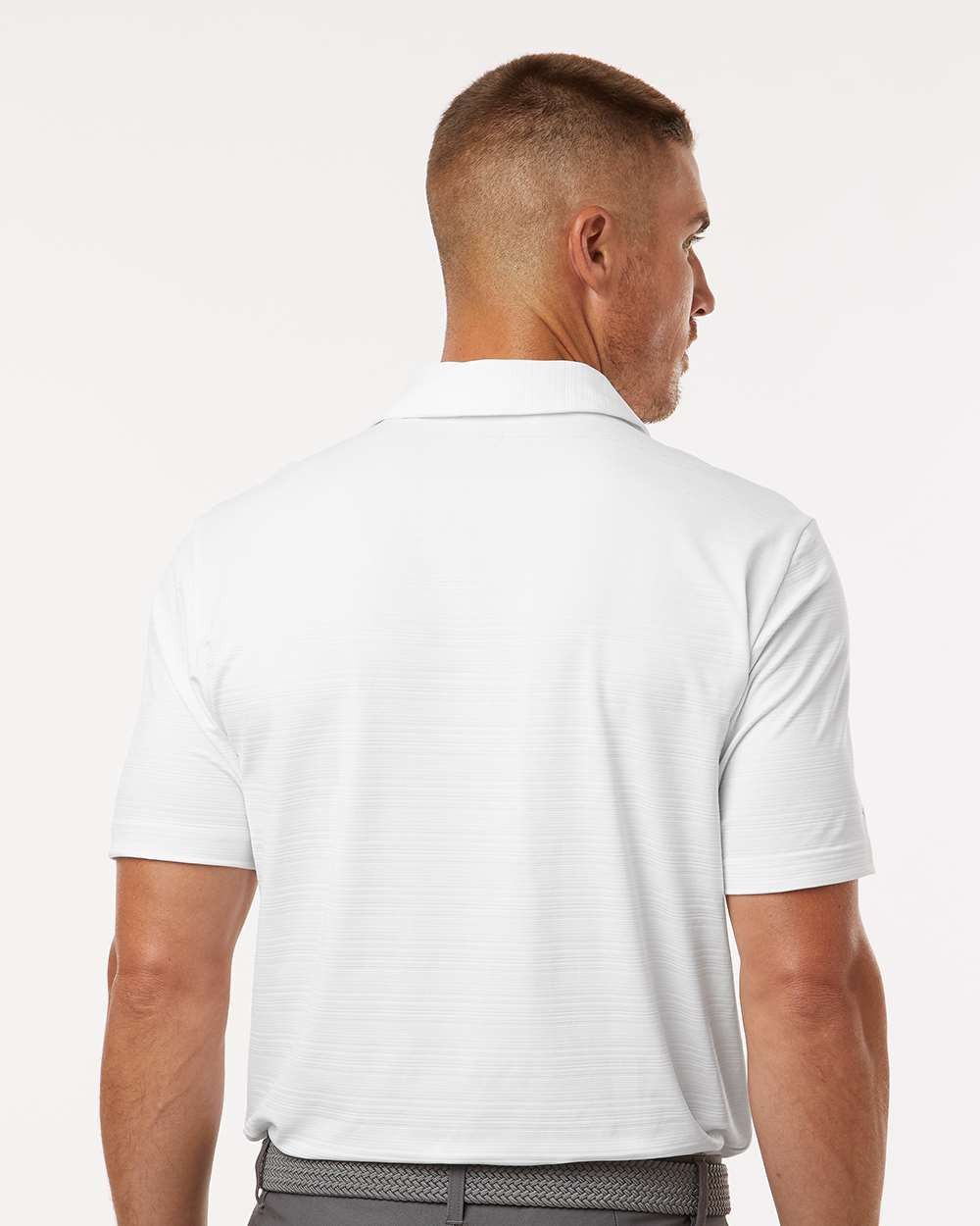 Adidas A704 Men's Textured Stripe Polo - T-shirt.ca