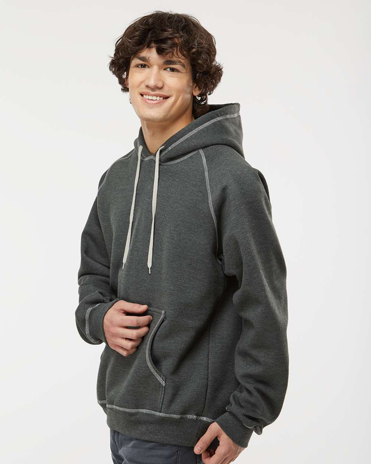 King Athletics KP8011 Extra Heavy Hooded Pullover