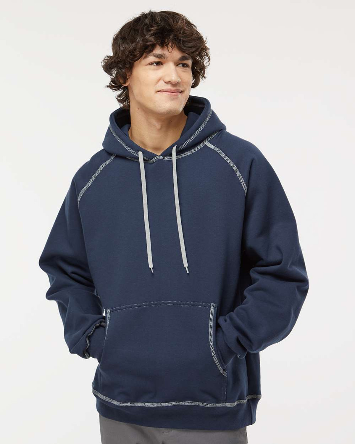 King Athletics KP8011 Extra Heavy Hooded Pullover