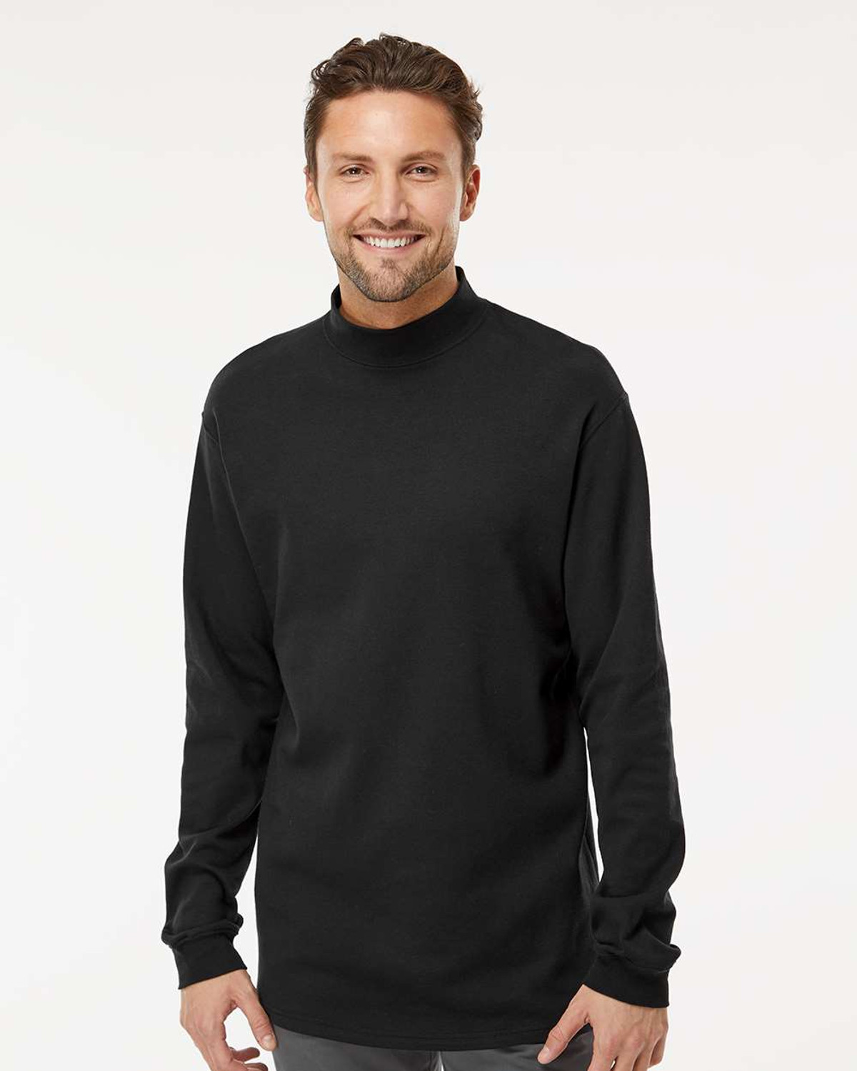 King Fashion Mock Neck Long-Sleeve Tee | T-Shirt.ca