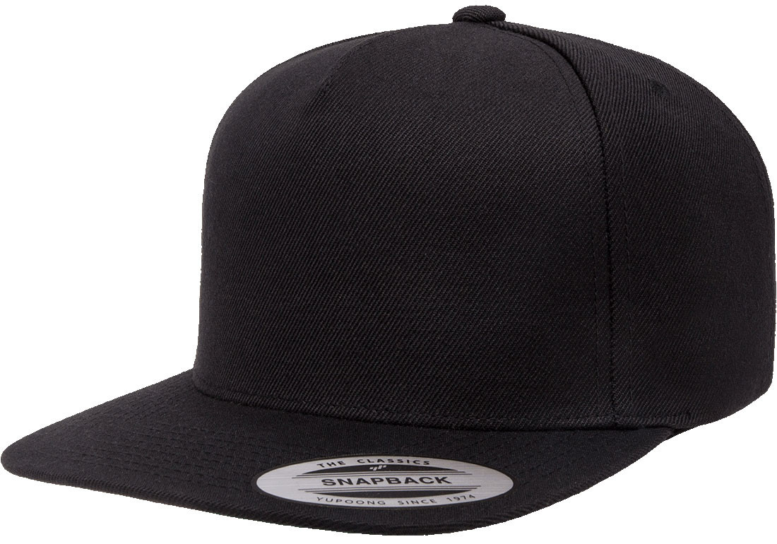 Yupoong Five-Panel Wool Blend Snapback
