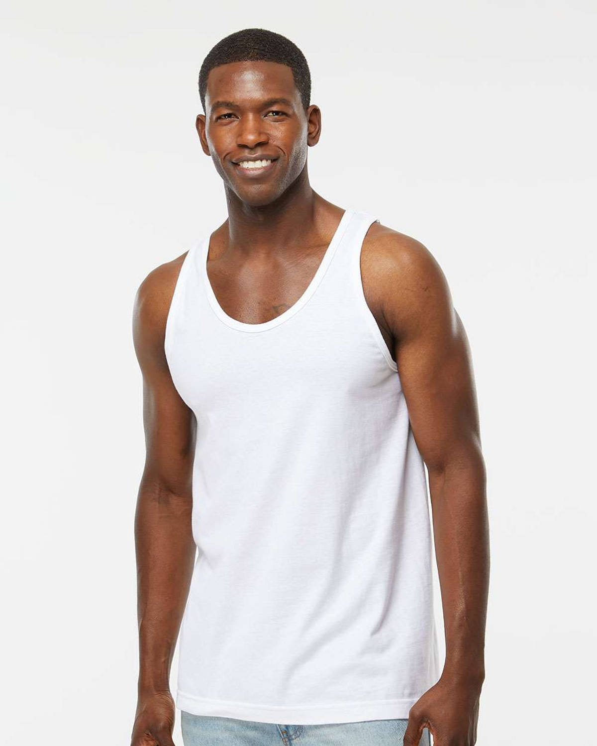 Long white hot sale tank top