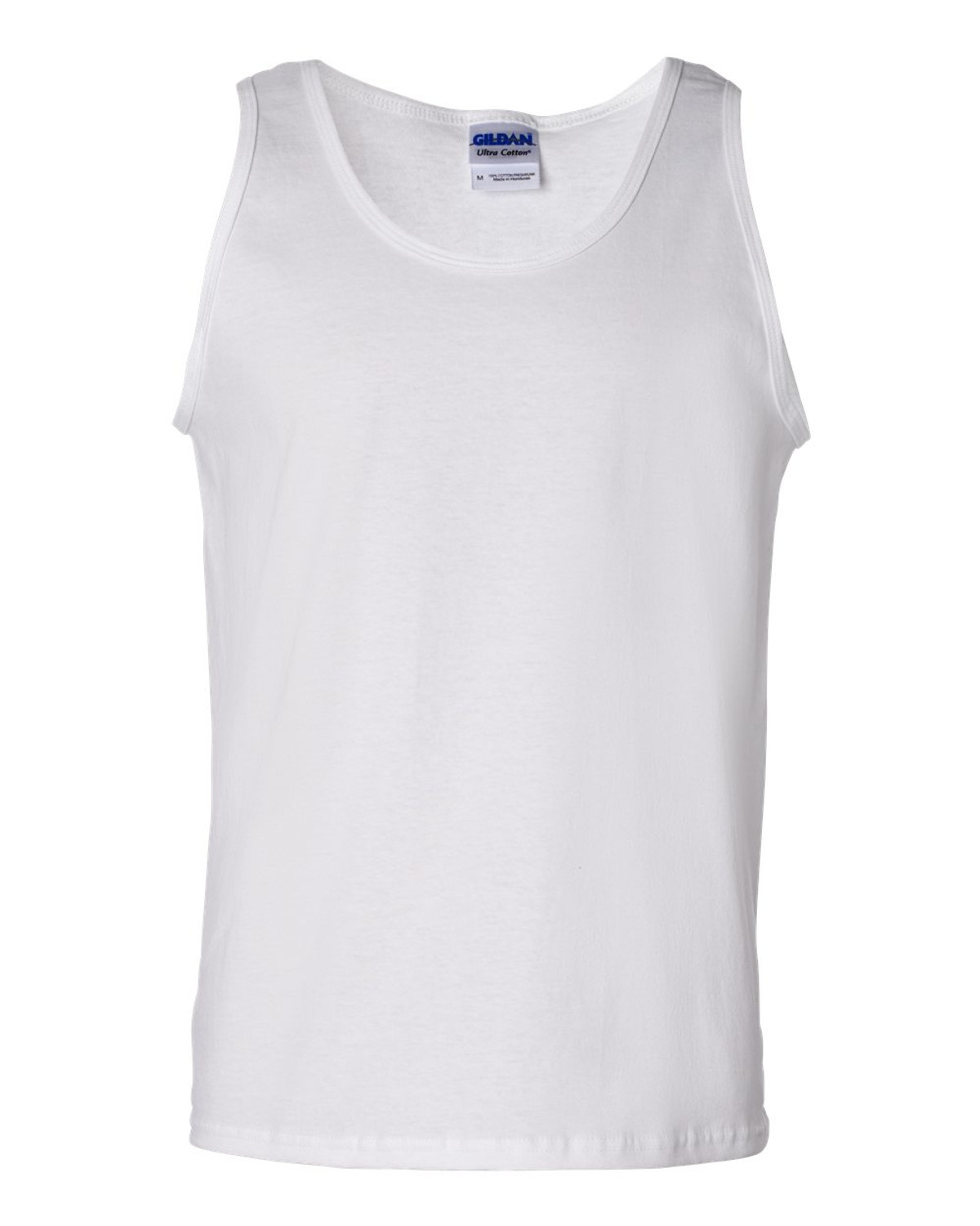 Classic Cotton Muscle Tank - White