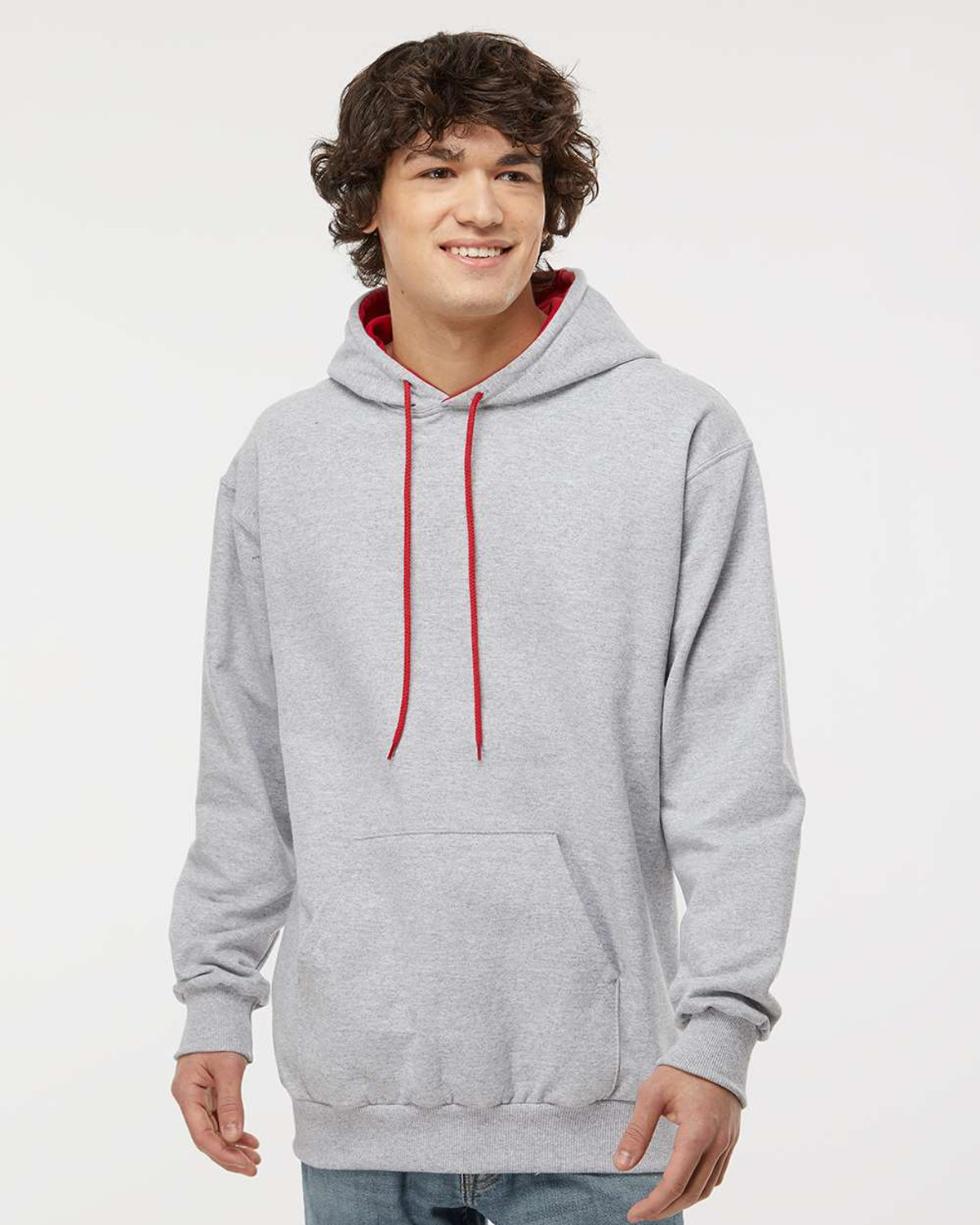 King Athletics KF9041 Two Tone Hooded Sweatshirt