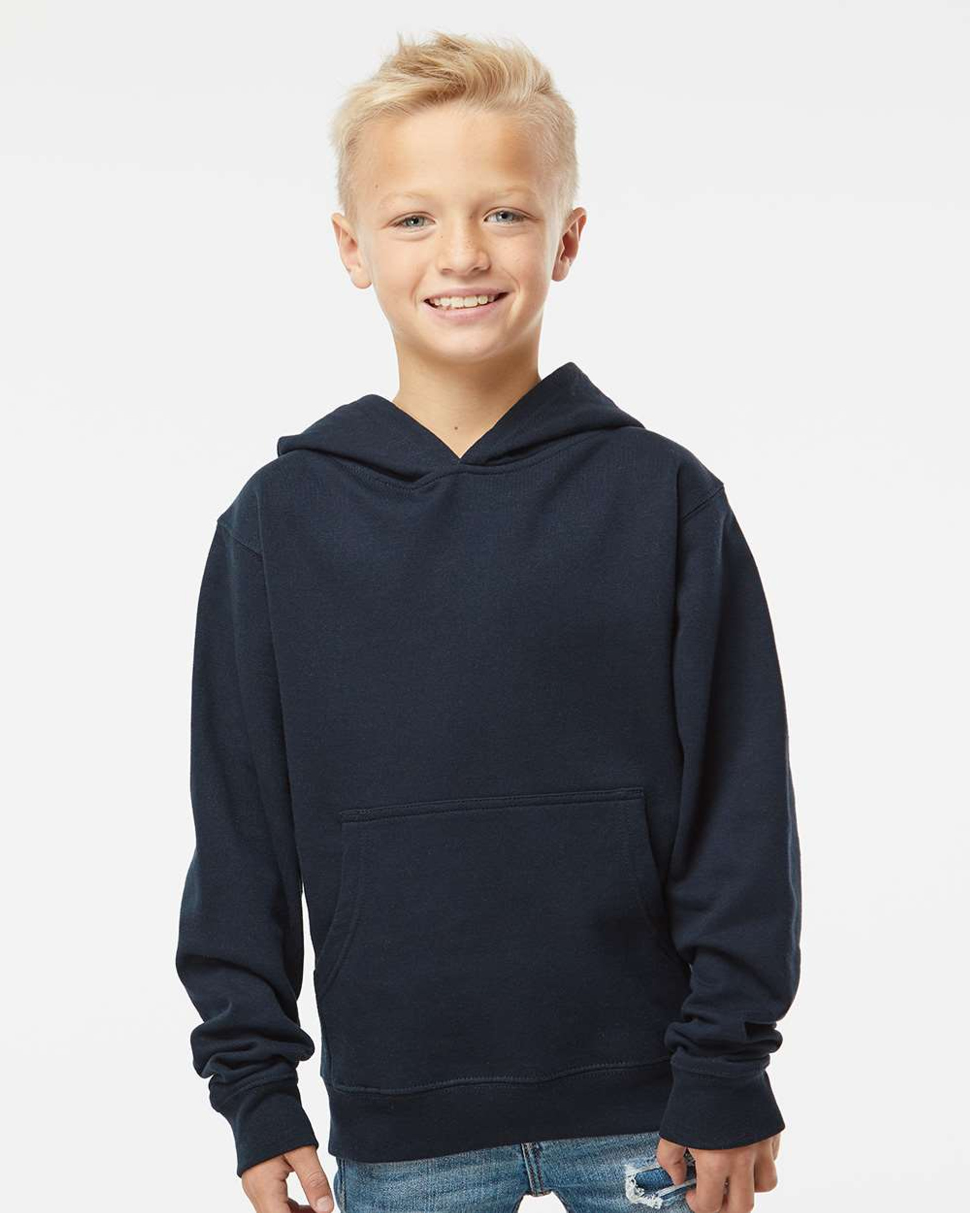 Independent SS4001Y Youth Midweight Hooded Sweatshirt - T-shirt.ca
