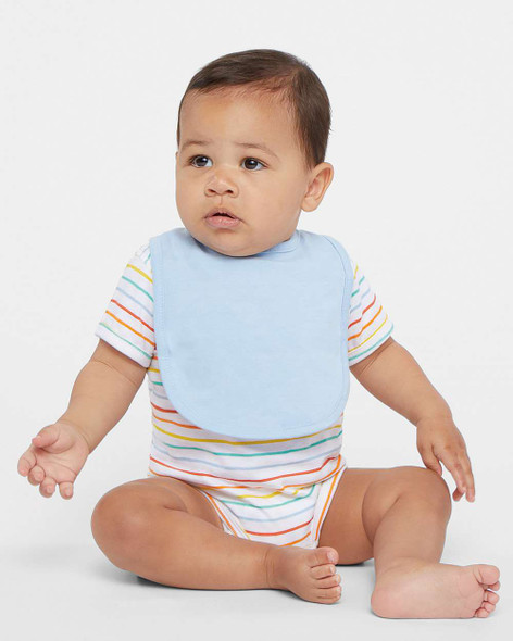 Rabbit Skins 1005   Infant Premium Jersey Bib | Light Blue