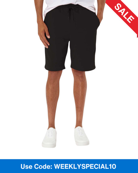 Independent Trading Co. IND20SRT Midweight Fleece Shorts | Black