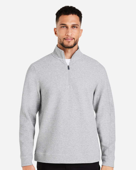 North End NE415 Eclipse Jacquard Quarter-Zip Pullover - T-shirt.ca