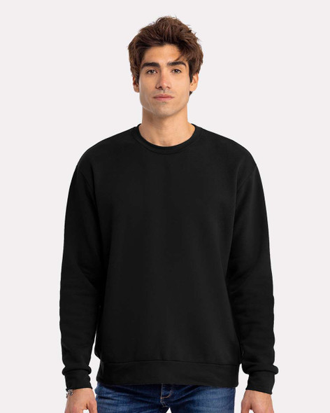 Next Level Apparel 9003 Unisex Santa Cruz Sweatshirt | Black