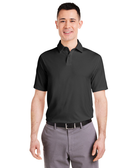 Under Armour 1383255 Men's Recycled Polo | Black/Pitch Grey